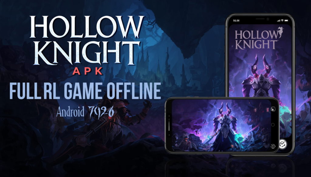 Hollow Knight offline gameplay on PC showing dark dungeon environment