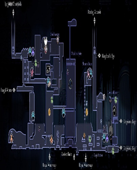 Hollow Knight City of Tears area map